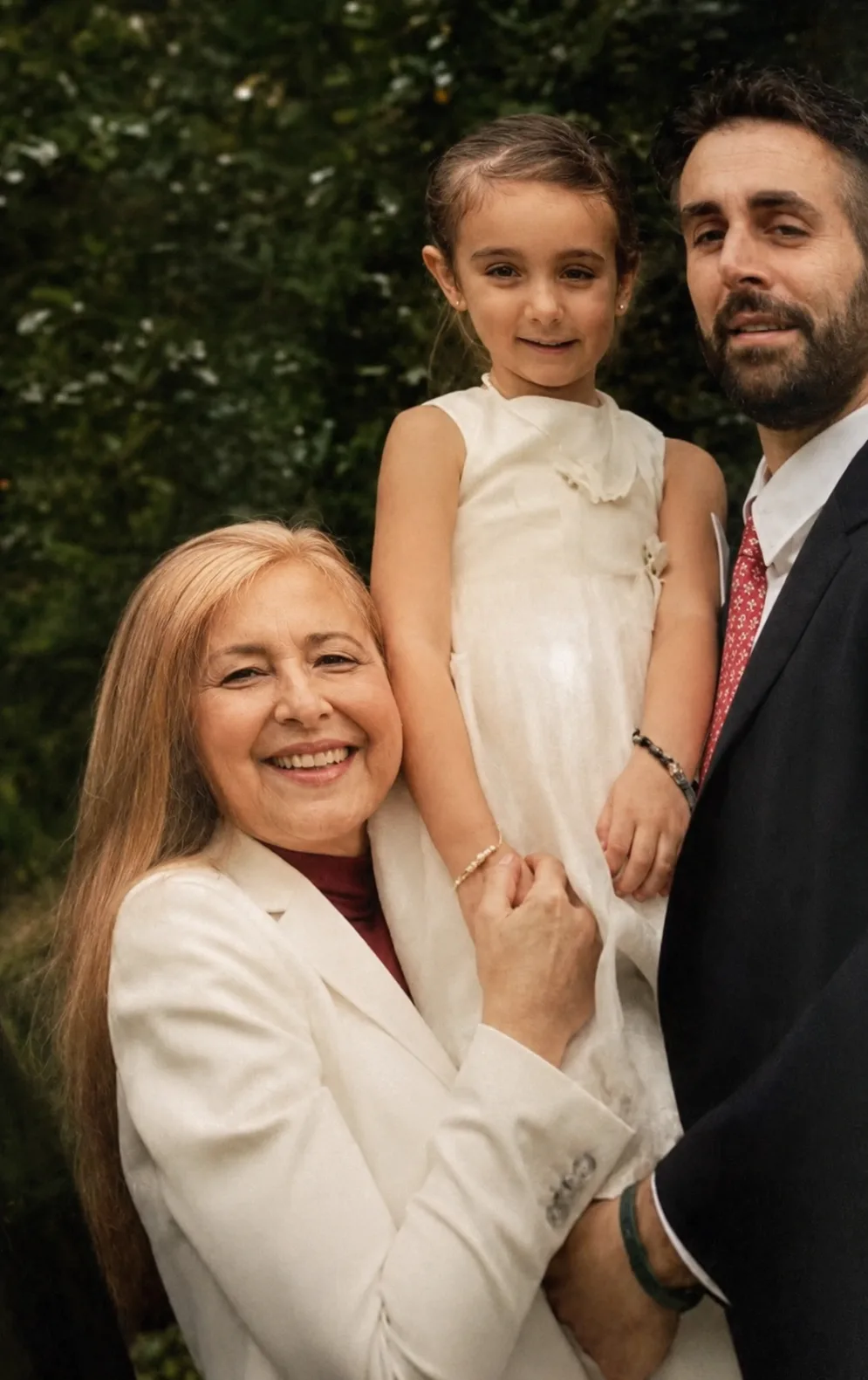 Three generations of the Spooner family together